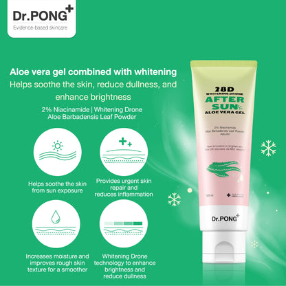 Dr.PONG 28D WHITENING DRONE AFTER SUN ALOE VERA GEL