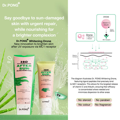 Dr.PONG 28D WHITENING DRONE AFTER SUN ALOE VERA GEL