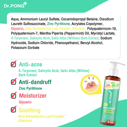 Dr.PONG 4T ACNE CLEAR SOOTHING SHAMPOO