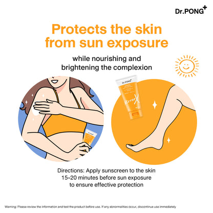 Dr.PONG MIRRORX WHITENING BODY SUNSCREEN