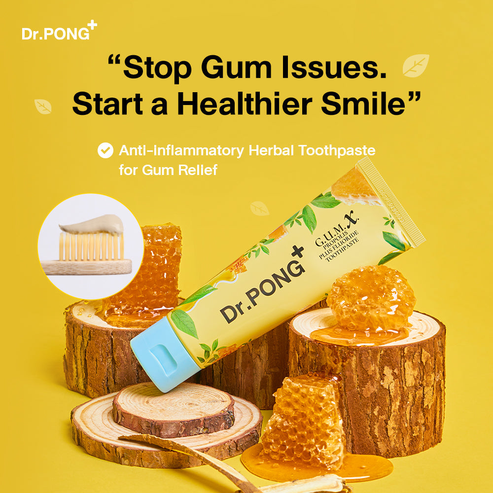Dr.PONG_G.U.M.X. PROPOLIS PLUS FLUORIDE TOOTHPASTE_100g