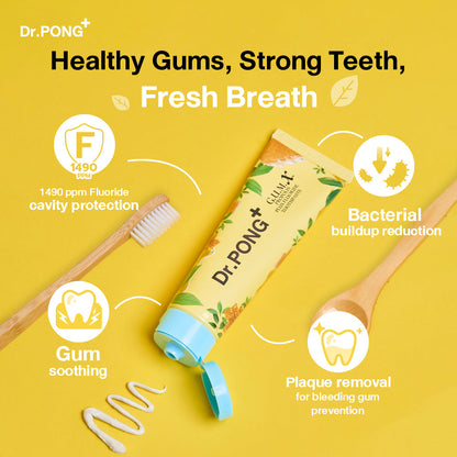 Dr.PONG_G.U.M.X. PROPOLIS PLUS FLUORIDE TOOTHPASTE_100g