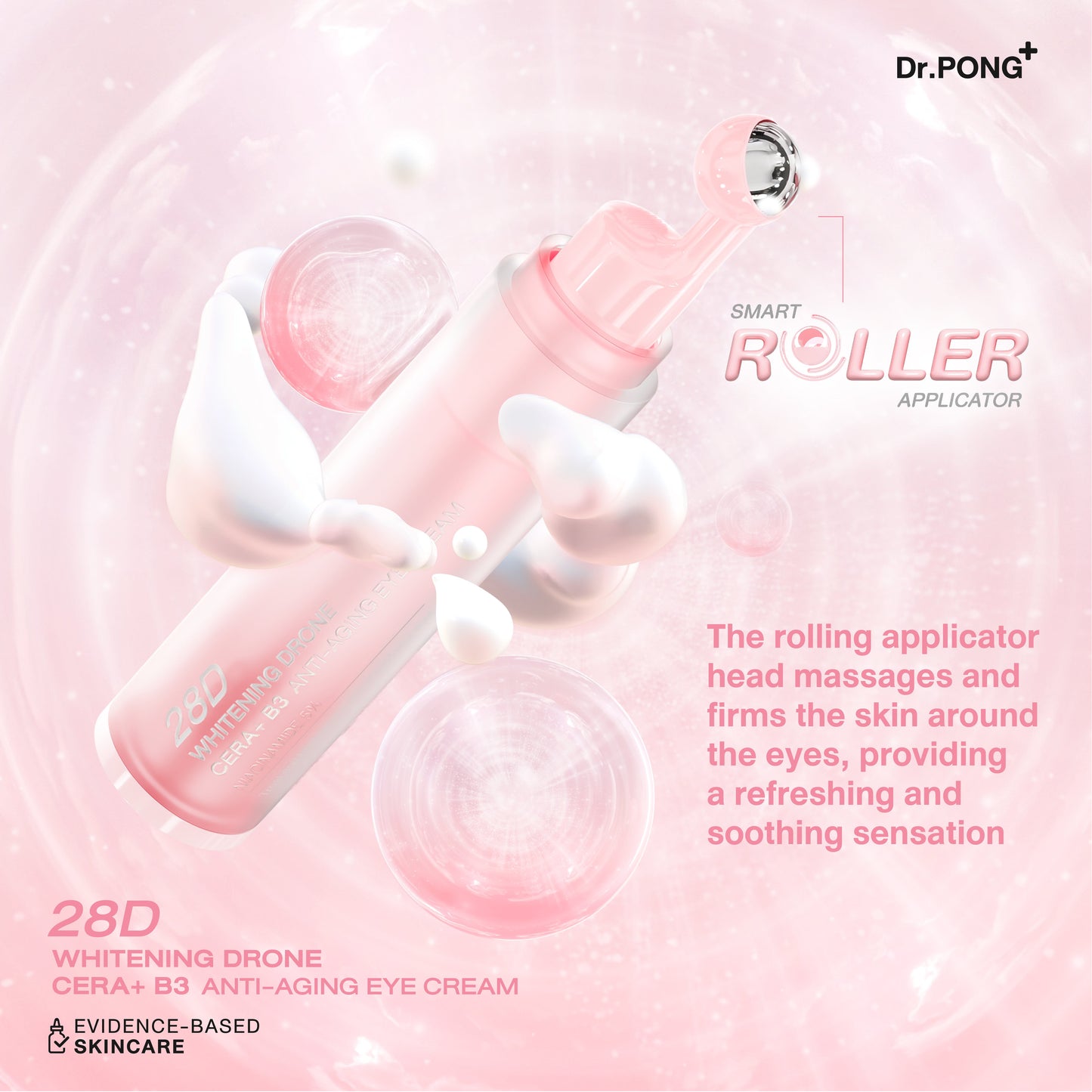 Dr.PONG 28D WHITENING DRONE CERA+B3 ANTI-AGING EYE CREAM