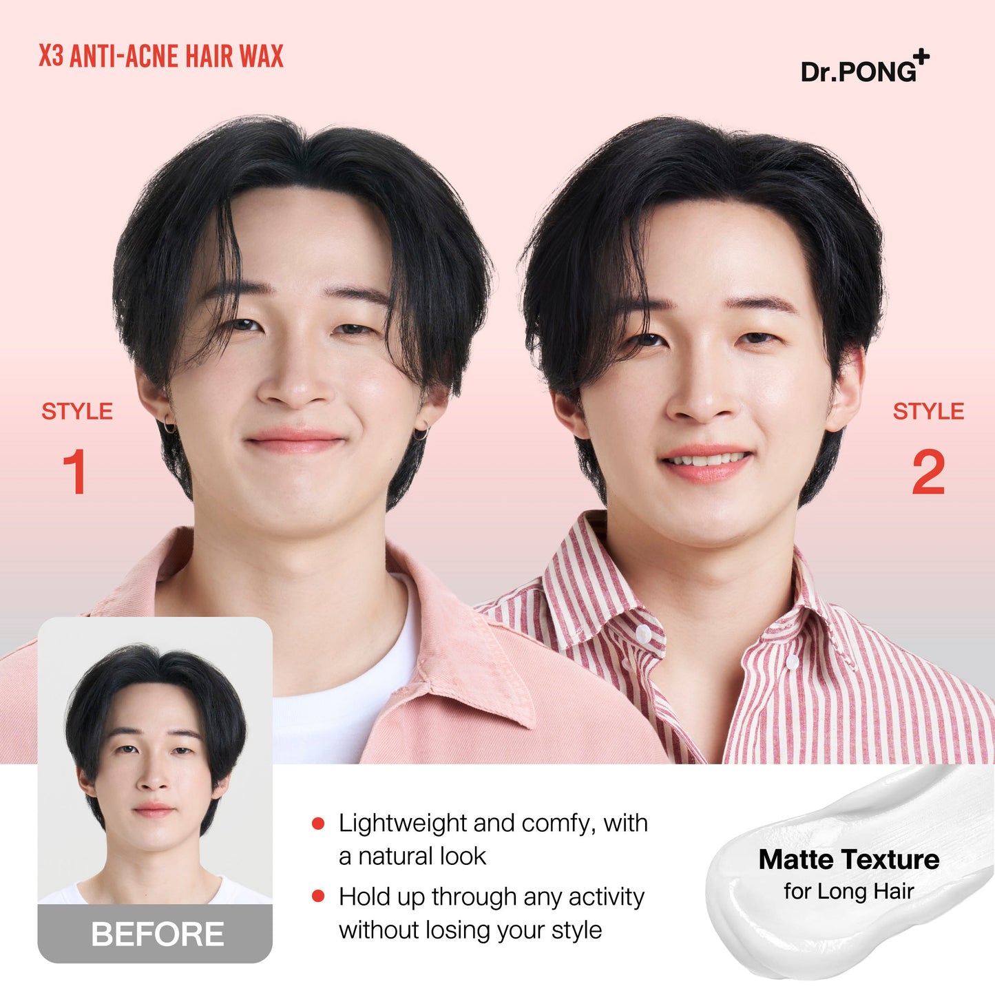 Dr.PONG - ANTI-ACNE HAIR WAX