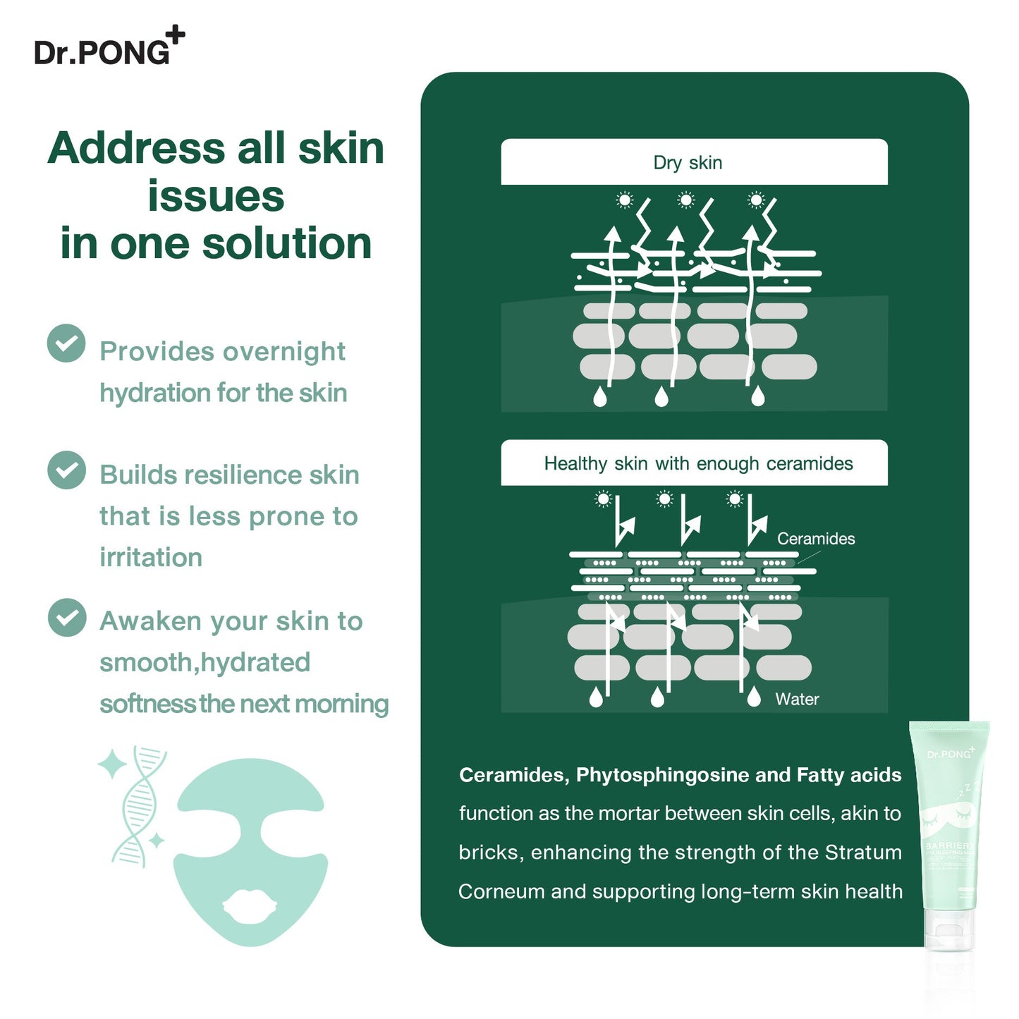 Dr.PONG BARRIER X HYA SLEEPING MASK