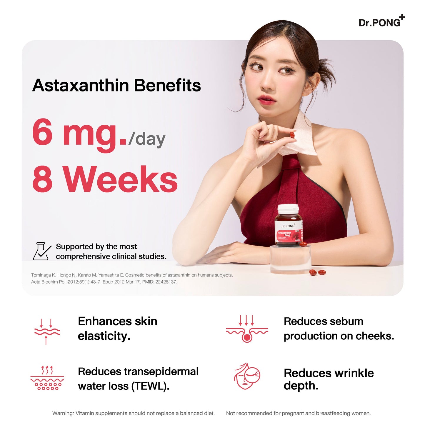 Dr.PONG_ASTAXANTHIN 6 mg ASTAREAL_30Capsules