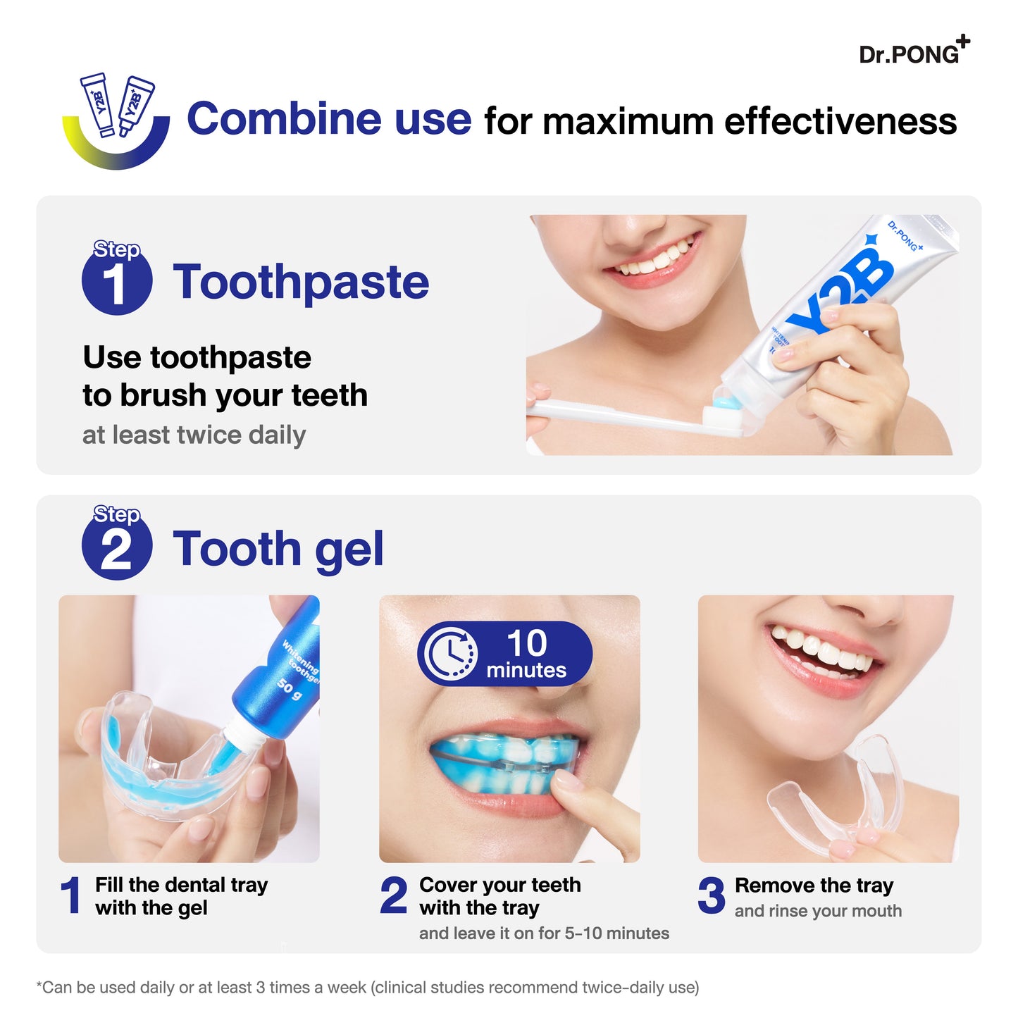 Dr.PONG Y2B WHITENING COLOR TOOTHGEL