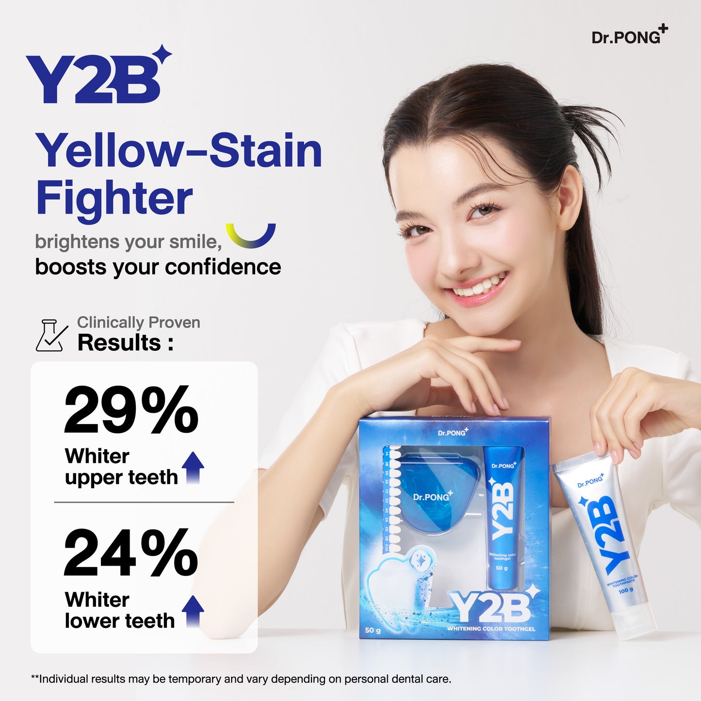 Dr.PONG Y2B WHITENING COLOR TOOTHGEL